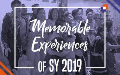 8 Memorable Experiences in SY 2019